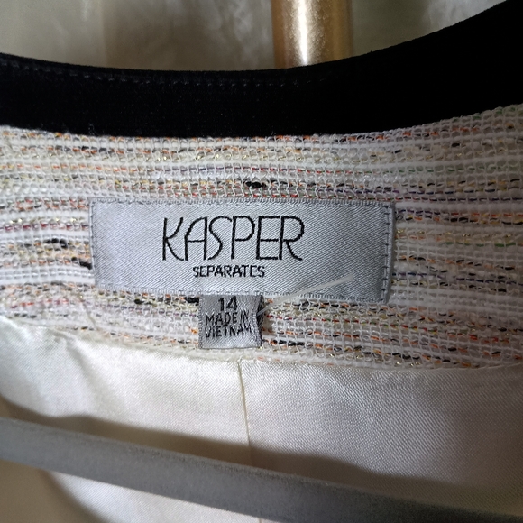 Kasper Separates Women's Open Front Jacket Size 14 - Picture 6 of 10
